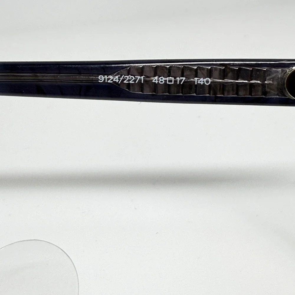 OGI Heritage 9124 Eyeglasses Frames Blue Teal‎ Marble 48-17-140 21555